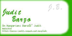 judit barzo business card